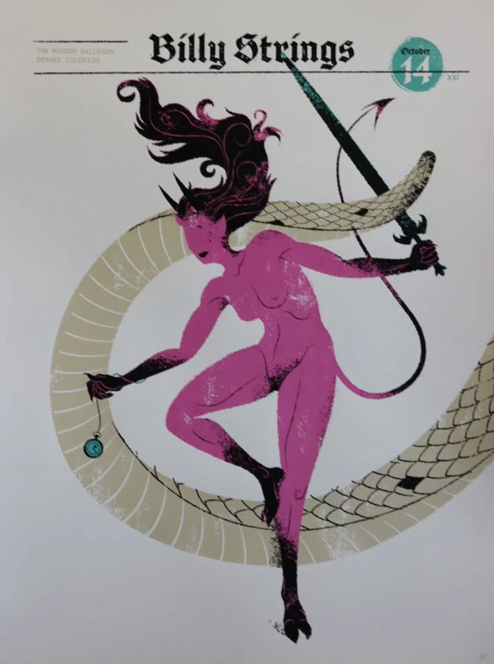 Billy Strings - 2021 Delicious Design League Poster Denver, CO 10/14 AP Colorado 3 Billy Strings - 2021 Delicious Design League Poster Denver, CO 10/14 AP Colorado