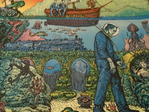 Umphrey’s McGee - 2015 David Welker Poster St. Augustine Amphitheater FL AP Gig Posters 4 Umphrey’s McGee - 2015 David Welker Poster St. Augustine Amphitheater FL AP Gig Posters