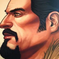 Kraven - 2014 Mike Mitchell Poster Print Signed And #'d MONDO Static Medium