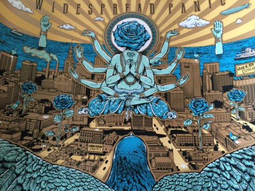 Widespread Panic - 2014 Shock Studios Poster Print Cleveland OH Jacobs Pavillion 3 Widespread Panic - 2014 Shock Studios Poster Print Cleveland OH Jacobs Pavillion
