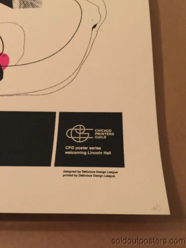 Herman Dune & Julie Doiron - 2009 Delicious Design Poster Print Chicago, IL 6 Herman Dune & Julie Doiron - 2009 Delicious Design Poster Print Chicago, IL