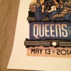 Queens Of The Stone Age - 2014 Guy Burwell Poster Print Primus Kansas City MO