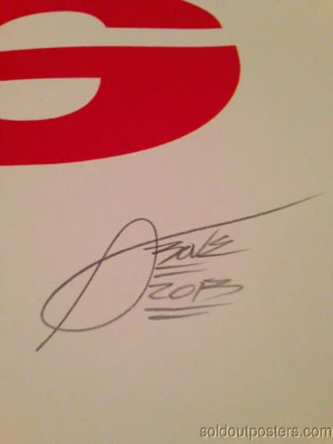 Art Prints Flipper - 2013 ABOVE Poster Print Normal Flipper Edition Of 50 Signed And #d 8 Art Prints Flipper - 2013 ABOVE Poster Print Normal Flipper Edition Of 50 Signed And #d