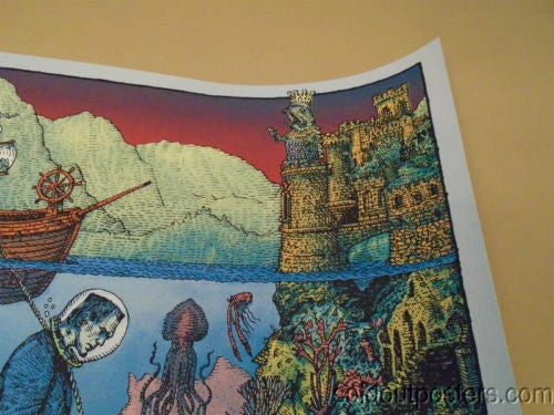 Umphrey’s McGee - 2015 David Welker Poster St. Augustine Amphitheater FL AP Gig Posters 6 Umphrey’s McGee - 2015 David Welker Poster St. Augustine Amphitheater FL AP Gig Posters