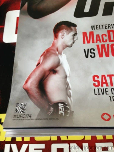 Sold Out Posters UFC 174 - 2014 Poster Print Johnson Vs. Bagautinov And Macdonald Vs. Woodley MMA 7 Sold Out Posters UFC 174 - 2014 Poster Print Johnson Vs. Bagautinov And Macdonald Vs. Woodley MMA