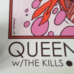 Queens Of The Stone Age - 2013 Jermaine Rogers Poster Print Boston MA Kills 13 Queens Of The Stone Age - 2013 Jermaine Rogers Poster Print Boston MA Kills