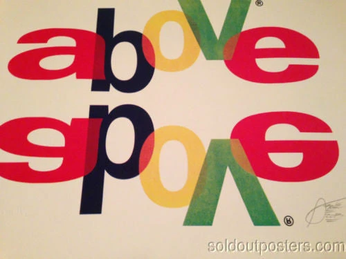 Art Prints Flipper - 2013 ABOVE Poster Print Normal Flipper Edition Of 50 Signed And #d 3 Art Prints Flipper - 2013 ABOVE Poster Print Normal Flipper Edition Of 50 Signed And #d