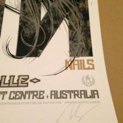 Queens Of The Stone Age - 2014 Rhys Cooper Poster NIN QOTSA Adelaide Center