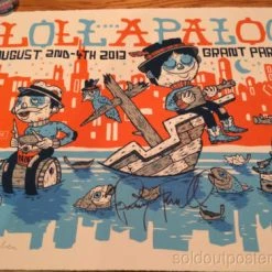 Michael Sieben Lollapalooza - 2013 Artist Poster Print SIGNED & NUMBERED Perry Farrell Sieben Gig Posters 12 Michael Sieben Lollapalooza - 2013 Artist Poster Print SIGNED & NUMBERED Perry Farrell Sieben Gig Posters