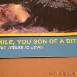 Sold Out Posters Jaws - Smile You Son Of A Bitch Poster Movie Print Movie/TV Posters