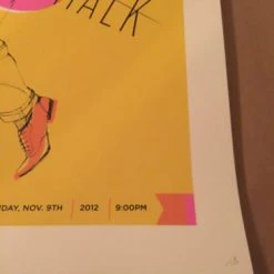 Sidewalk Chalk - 11/9/2012 Delicious Design Poster Print Lola St. Louis Gig Posters