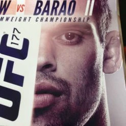 Sold Out Posters UFC 177 -2014 Poster Print Dillashaw Vs. Barao II 2 MMA
