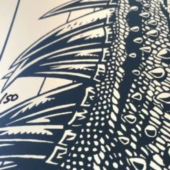 Queens Of The Stone Age - 2014 Justin Hampton Poster Print QOTSA Portland, GOLD