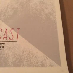 The Appleseed Cast - 3/19/2010 Delicious Design Poster Print Chicago, IL Bottom