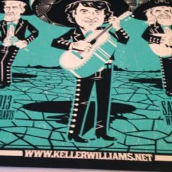 Keller Williams String Cheese Incident Leftover Salmon Poster Print Darin Shock Gig Posters