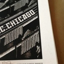 The Dead Weather 07/28/2009 Rob Jones Poster Print Chicago Vic Night 1 S/N Chicago, IL