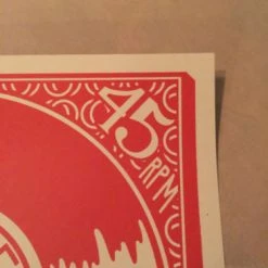 Spin Me Flip Me - 2014 Art Print Nick Perry Hand Signed Edition Of X/9 No Vinyl Gig Posters