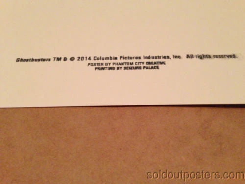 Ghostbusters Spooks Spectres Ghosts Phantom City Creative Poster Print VARIANT 9 Ghostbusters Spooks Spectres Ghosts Phantom City Creative Poster Print VARIANT