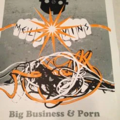 Lars Krause Gig Posters Big Business & Porn/Melvins - Lars P Krause Poster Print Galway Ireland 5/3/2007