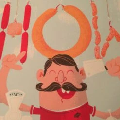 How Design Live - Delicious Design Poster Print Chicago, IL Hot Dog Screen Print Art Prints