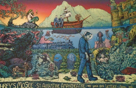 Umphrey’s McGee - 2015 David Welker Poster St. Augustine Amphitheater FL AP Gig Posters 3 Umphrey’s McGee - 2015 David Welker Poster St. Augustine Amphitheater FL AP Gig Posters