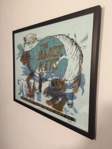 The Black Keys - 2010 Dan Grzeca Poster Framed Denver, CO Fillmore Colorado 4 The Black Keys - 2010 Dan Grzeca Poster Framed Denver, CO Fillmore Colorado
