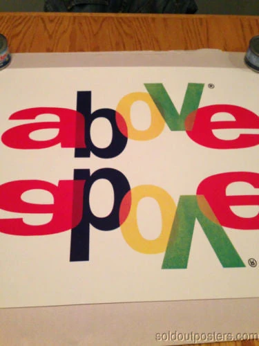 Art Prints Flipper - 2013 ABOVE Poster Print Normal Flipper Edition Of 50 Signed And #d 5 Art Prints Flipper - 2013 ABOVE Poster Print Normal Flipper Edition Of 50 Signed And #d