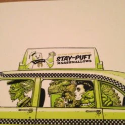 Ghostbusters Spooks Spectres Ghosts Phantom City Creative Poster Print VARIANT 13 Ghostbusters Spooks Spectres Ghosts Phantom City Creative Poster Print VARIANT