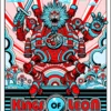 Kings Of Leon - 2017 Jesse Philips Poster Atlanta, GA Aarons Amphitheatre Gig Posters