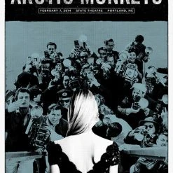 Arctic Monkeys - 2014 Third Alert Designs Poster Portland