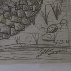 Art Prints The Enormous Crocodile - 2015 Zeb Love Original Sketch Drawing