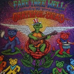 Grateful Dead - 2015 Marq Spusta Poster Chicago, IL Fare Thee Well