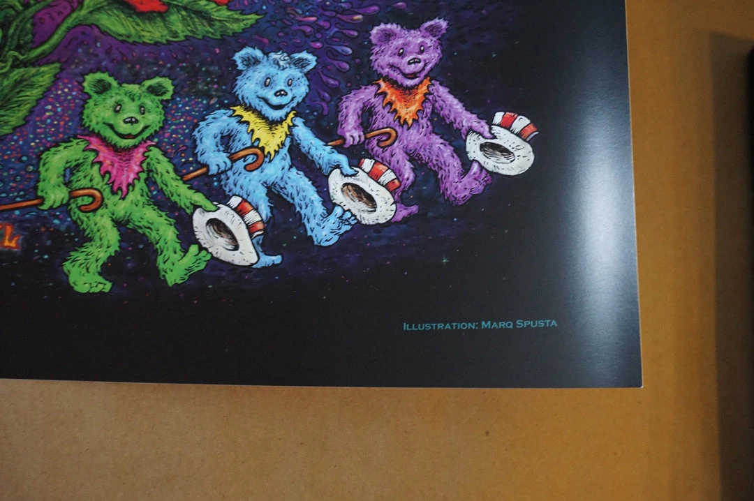 Grateful Dead - 2015 Marq Spusta Poster Chicago, IL Fare Thee Well 8 Grateful Dead - 2015 Marq Spusta Poster Chicago, IL Fare Thee Well