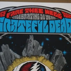 Grateful Dead - 2015 Alan Forbes Poster Chicago, IL Steal Your Face