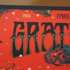 Grateful Dead - 2015 Richey Beckett Poster Santa Clara, CA