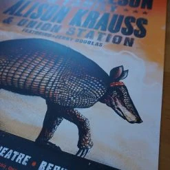 Willie Nelson - 2015 Zeb Love Poster Print Allison Krauss Berkeley GA