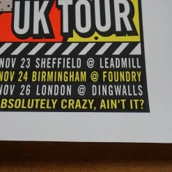 Gig Posters Ben Folds Five - 1996 Uncle Charlie Hardwick Poster Print It's The UK Tour