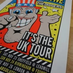 Gig Posters Ben Folds Five - 1996 Uncle Charlie Hardwick Poster Print It's The UK Tour