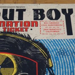 Fall Out Boy - 2016 Zeb Love Poster Print San Francisco Bill Graham Gig Posters