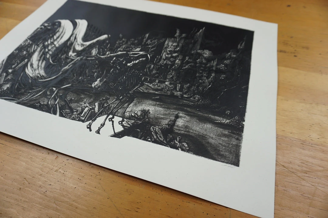 Nightfall - 2016 Andrew Ghrist Poster Print BONES Galerie F #1 Art Prints 11 Nightfall - 2016 Andrew Ghrist Poster Print BONES Galerie F #1 Art Prints