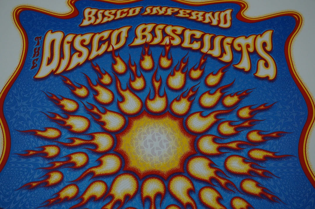 Bisco Inferno - 2015 Dave Hunter Poster Disco Biscuits Denver, CO Red Rocks Colorado 5 Bisco Inferno - 2015 Dave Hunter Poster Disco Biscuits Denver, CO Red Rocks Colorado