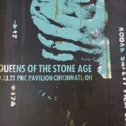 Queens Of The Stone Age - 2013 Print Mafia Poster Cincinnati Ohio PNC