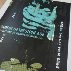 Queens Of The Stone Age - 2013 Print Mafia Poster Cincinnati Ohio PNC