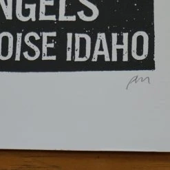 Queens Of The Stone Age - 2007 Print Mafia Poster Boise, Idaho QOTSA