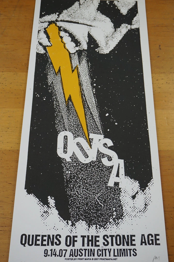 Gig Posters Queens Of The Stone Age - 2007 Print Mafia Poster Austin TX ACL 4 Gig Posters Queens Of The Stone Age - 2007 Print Mafia Poster Austin TX ACL