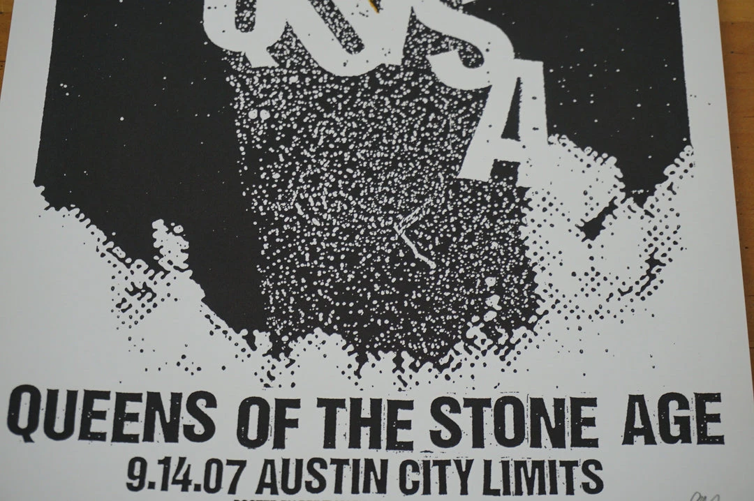 Gig Posters Queens Of The Stone Age - 2007 Print Mafia Poster Austin TX ACL 7 Gig Posters Queens Of The Stone Age - 2007 Print Mafia Poster Austin TX ACL