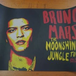 Sold Out Posters Bruno Mars - 2013 Moonshine Jungle Tour Poster Print San Deigo CA Gig Posters 13 Sold Out Posters Bruno Mars - 2013 Moonshine Jungle Tour Poster Print San Deigo CA Gig Posters