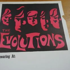 Sold Out Posters Gig Posters The Evolutions - Limited Edition Vintage Poster Jack Green