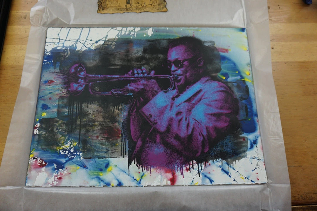 Mr. Brainwash Miles Davis - Mr Brainwash Poster MBW VARIANT #2 Banksy Gig Posters 4 Mr. Brainwash Miles Davis - Mr Brainwash Poster MBW VARIANT #2 Banksy Gig Posters