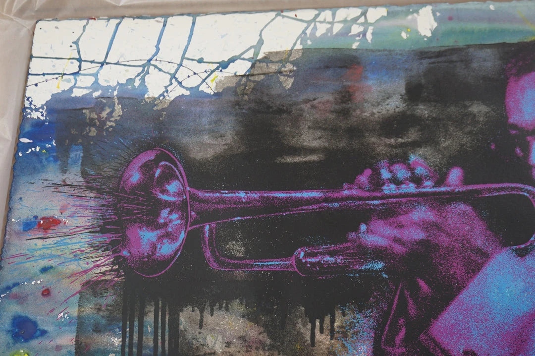 Mr. Brainwash Miles Davis - Mr Brainwash Poster MBW VARIANT #2 Banksy Gig Posters 5 Mr. Brainwash Miles Davis - Mr Brainwash Poster MBW VARIANT #2 Banksy Gig Posters